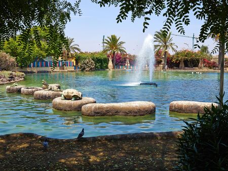 Park of Nations Torrevieja tourist attraction dedicated to the nations of Europe Alicante. Costa Blanca. Spainの写真素材