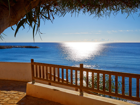 Famous promenade of Cabo Roig. Costa Blanca. Spain great summer travel destinationの写真素材
