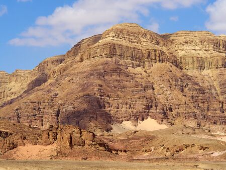 Timna Park and King Solomon's Mines National Park Negev Desert Israel major toursit attraction landmarkの写真素材