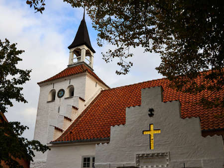 Marstal Church Kirke important landmark on Aeroe Island Funen Fyn Denmark