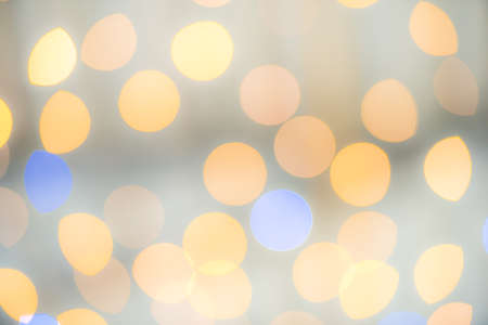 Blurry background circles - christmas lights background の写真素材
