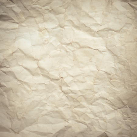 Old textured crumpled paperの写真素材