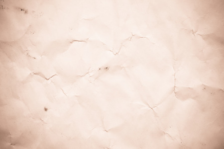 Old textured crumpled paper の写真素材