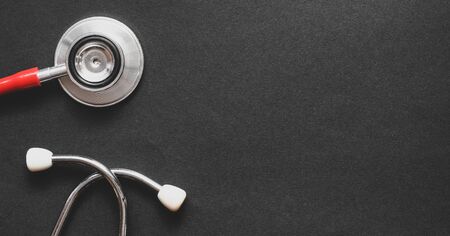 Stethoscope, heart health, health insurance concept, world heart day, world health dayの写真素材