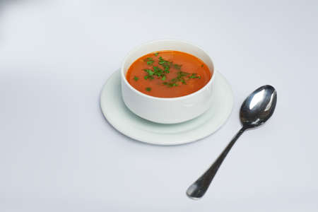 national Azerbaijani cuisine lentil soupの写真素材