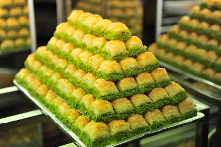 Turkish sweets baklava istanbul very tastyの写真素材