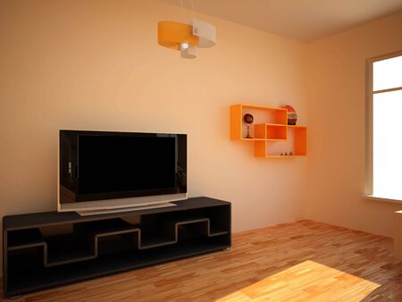 High resolution image interior. 3d illustration modern interior.の写真素材