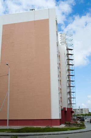 High resolution image. Building of the many-storeyed house.の写真素材