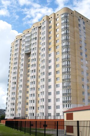 High resolution image. Residential building in the city of Kaliningrad.の写真素材