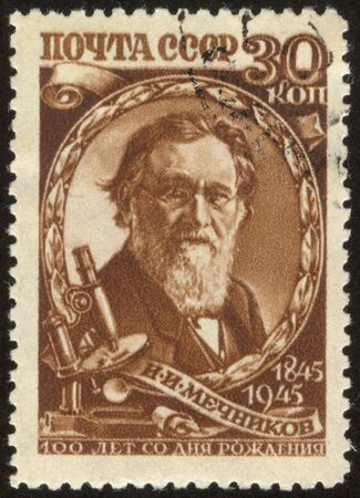 Ilya Ilyich Mechnikov was a Russian microbiologist best remembered for his pioneering research into the immune system.のeditorial素材