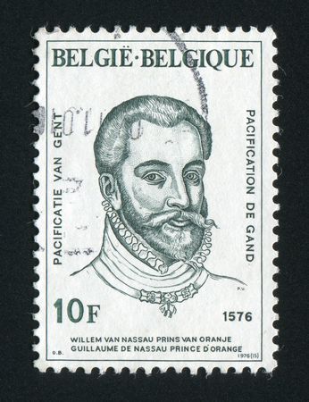 BELGIUM - CIRCA 1976: William III was a sovereign Prince of Orange by birth, circa 1976.のeditorial素材