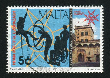MALTA - CIRCA 1996: Child and Youth Welfare Organizations, circa 1996.の写真素材