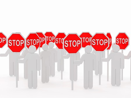 Men 3d rendered illustration isolated on white background. High resolution image.の写真素材