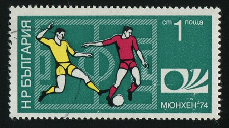 World Soccer Championship, Munich, circa 1974.の写真素材