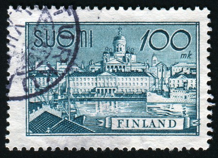 FINLAND - CIRCA 1941:  South Harbor Helsinki, circa 1941.の写真素材