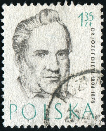 POLAND - CIRCA 1957: Doctors Portraits: Jozef Dietl, circa 1957.のeditorial素材