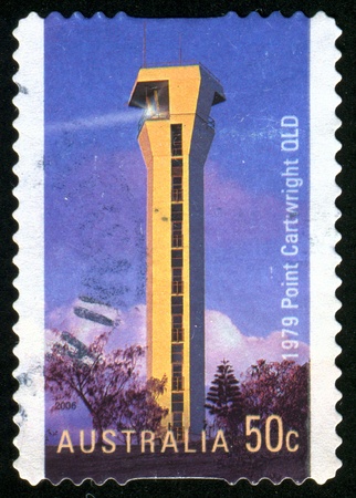 AUSTRALIA - CIRCA 2006: stamp printed by Australia, shows Lighthouse, circa 2006の写真素材