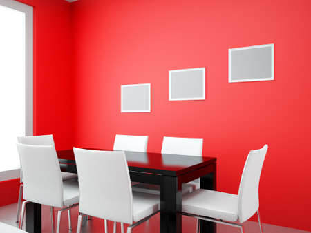 Interior of the modern room. High resolution image. 3d rendered illustration.の写真素材
