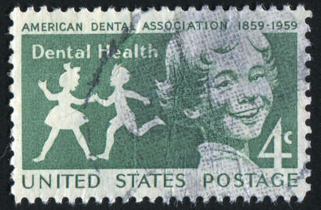 UNITED STATES - CIRCA 1959: stamp printed by United states, shows Children, circa 1959
