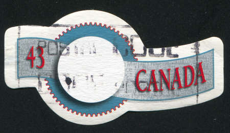 CANADA - CIRCA 1993: stamp printed by Canada, shows Fram, circa 1993の写真素材
