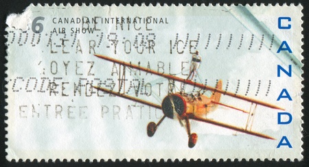 CANADA - CIRCA 1999: stamp printed by Canada, shows aeroplane, circa 1999