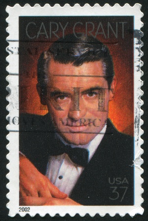 UNITED STATES - CIRCA 2002: stamp printed by United states, shows Cary Grant, Actor, circa 2002のeditorial素材