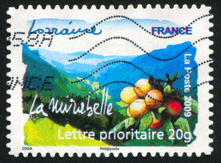 FRANCE - CIRCA 2009: stamp printed by France, shows Lorraine, circa 2009のeditorial素材