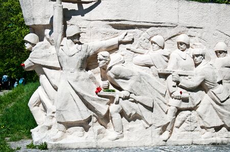 Memorial of World War II. Kaliningrad, Russia.のeditorial素材