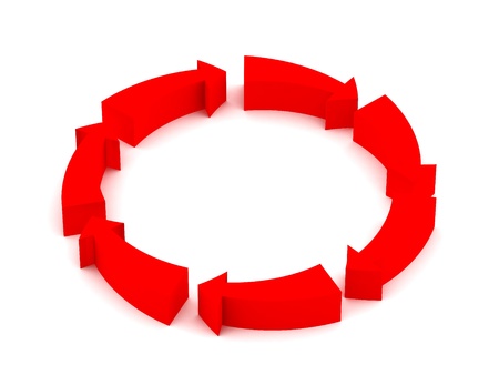 High resolution image. 3d rendered illustration. 3d arrow.の写真素材