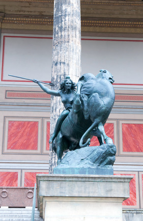 The Altes Museum is one of several internationally renowned museums on Museum Island in Berlin, Germany.のeditorial素材