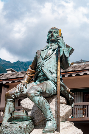 Michel Gabriel Paccard was a Savoyard doctor and alpinist, citizen of the Kingdom of Sardinia.のeditorial素材