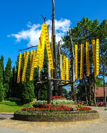   Tung   is flag of Lanna at north of Thailand