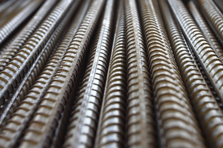 Steel rodの写真素材