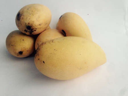 Mango fruit isolated on white background