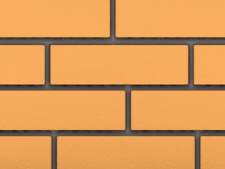 Brick wall. High quality 3d render.の写真素材