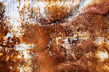 Rusty metal surface with rich and various texture