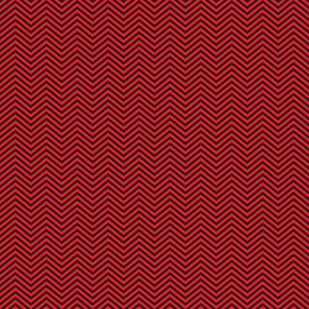 Zigzag seamless abstract geometrical black and red pattern. Vector illustration.のイラスト素材
