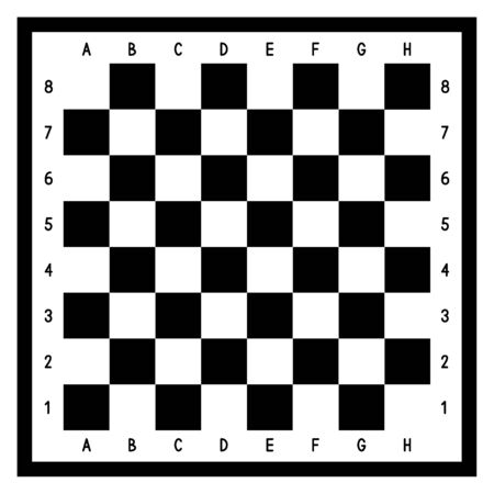 Black and white chessboard. Chess game background. Vector illustration.のイラスト素材