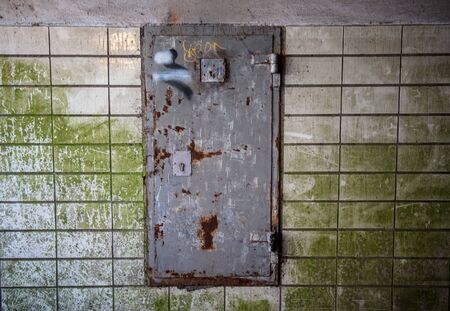 Iron doorの写真素材