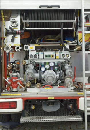 fire truck detail vertical photo