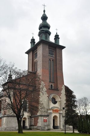 church in Nowy Targ, Poland. polish name: kosciol Najswietszego Serca Pana Jezusa.