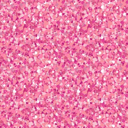 Glitter seamless pattern. Pink hearts. Seventh Valentines Day. Love. Vector pattern.のイラスト素材