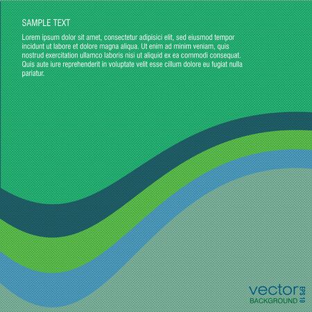 Greenish blue wavesのイラスト素材