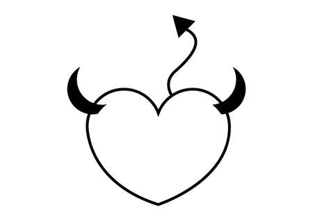 Heart with wings and halo. Could interpret as angel heart or good heart.のイラスト素材