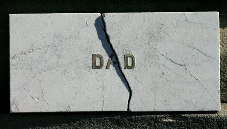 Dad Headstoneの写真素材