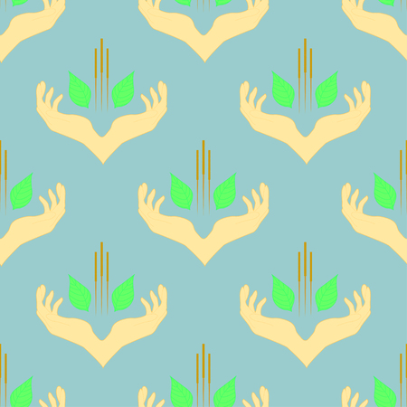 template of acupunture theme, diagonal seamless pattern. For wallpaper, packaging, etc.&#xD;&#xA;のイラスト素材