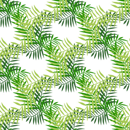 Palm leaves color seamless 2のイラスト素材