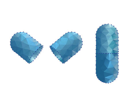 drug capsule, pills, polygon, b-w2のイラスト素材