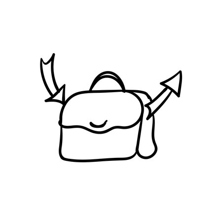 investment doodles setのイラスト素材