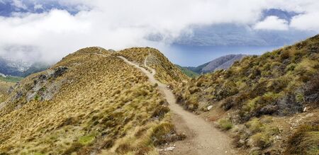 Ben Lomond Track, Queenstown, New Zealand, South Island, NZの写真素材